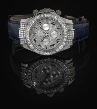 Rolex - 116599tbr-0001  Daytona White Gold Diamond Strap Roman