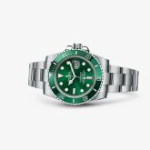 Rolex - 116610lv-0002  Submariner Date Stainless Steel / Green / Cerachom