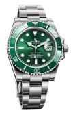 Rolex - 116610lv-0002  Submariner Date Stainless Steel / Green / Cerachom