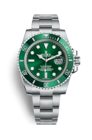 Rolex - 116610lv-0002  Submariner Date Stainless Steel / Green / Cerachom