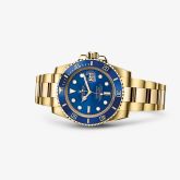 Rolex - 116618LB-0003  Submariner Date Yellow Gold / Blue