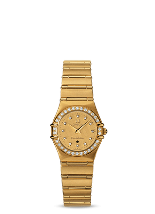 Omega - 1167.15.00  Constellation Quartz 22.5 '95 Yellow Gold / Diamond / Champagne