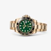 Rolex - 116718LN-0002  GMT-Master II Yellow Gold / LN / Green