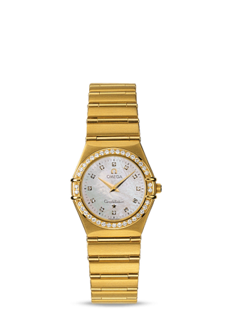 Omega - 1177.75.00  Constellation Quartz 25.5 '95 Yellow Gold / Diamond / MOP