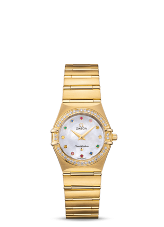 Omega - 1177.79.00  Constellation Quartz 25.5 '95 Yellow Gold / Diamond / MOP Iris