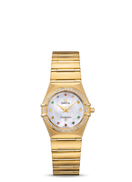 Omega Constellation Quartz 25.5 '95 Stainless Steel / Yellow Gold / Diamond / MOP Iris (1177.79.00)