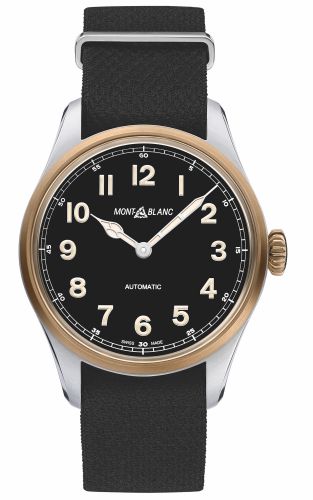 Montblanc - 117832  1858 Automatic 40 Stainless Steel / Bronze / Black / NATO