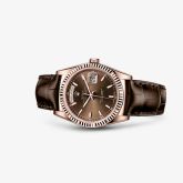 Rolex - 118135-0003  Day-Date 36 Everose / Strap / Chocolate