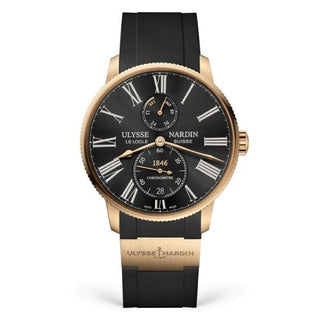 Ulysse Nardin - 1182-310-3/42  Marine Torpilleur Rose Gold / Black / Rubber