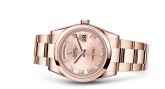 Rolex - 118205f-0063  Day-Date 36 Everose Domed / Oyster / Pink Roman