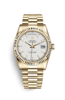 Rolex Day-Date 36 Yellow Gold Diamonds / President / Champagne MOP Computer (118238-0061)