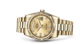 Rolex - 118238-0116  Day-Date 36 Yellow Gold Fluted / President / Champagne Diamonds