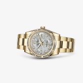 Rolex - 118238-0227  Day-Date 36 Yellow Gold Fluted Oyster Meteorite Diamonds