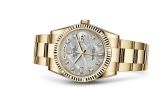 Rolex - 118238-0227  Day-Date 36 Yellow Gold Fluted Oyster Meteorite Diamonds