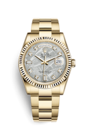 Rolex Day-Date 36 Yellow Gold Fluted / Oyster / Champagne Roman (118238-0227)