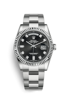 Rolex Day-Date 36 White Gold Fluted / President / Meteorite (118239-0099)