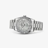 Rolex - 118239-0294  Day-Date 36 White Gold Fluted / President / Meteorite