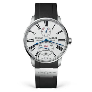 Ulysse Nardin - 1183-310-3/40  Marine Torpilleur Stainless Steel / White / Rubber