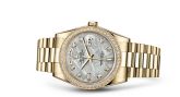 Rolex - 118348-0022  Day-Date 36 Yellow Gold Diamonds / President / Meteorite