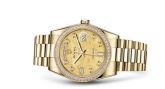 Rolex - 118348-0037  Day-Date 36 Yellow Gold Diamonds / President / Champagne MOP Computer