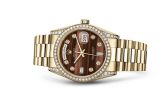 Rolex - 118388-0129  Day-Date 36 Yellow Gold Diamonds / President / Bull's Eye