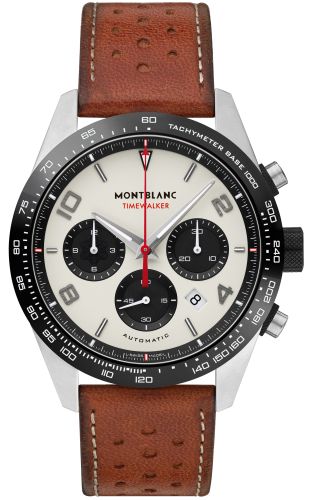 Montblanc - 118488  Timewalker Manufacture Chronograph Stainless Steel / Panda / Calf