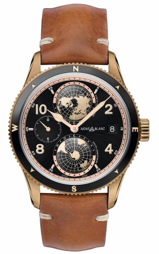 Montblanc - 119347  1858 Geosphere Limited Edition 1858 Bronze / Black / Calf