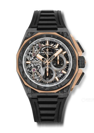 Zenith - 12.9100.9020/078.I200  Defy Extreme Double Tourbillon Forged Carbon - Rose Gold