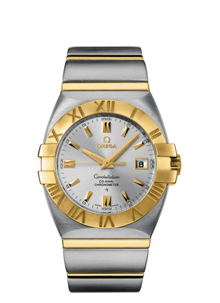 Omega - 1203.30.00  Constellation Co-Axial 38 Double Eagle Stainless Steel / Yellow Gold / Silver