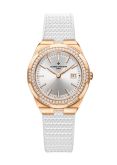 Vacheron Constantin - 1205V/000R-B592  Overseas Quartz Pink Gold / Diamond / Silver