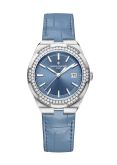 Vacheron Constantin - 1205V/100A-B590  Overseas Quartz Stainless Steel / Diamond / Blue