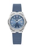 Vacheron Constantin - 1205V/100A-B590  Overseas Quartz Stainless Steel / Diamond / Blue