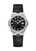 Vacheron Constantin - 1205V/100A-B591  Overseas Quartz Stainless Steel / Diamond / Black