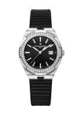 Vacheron Constantin - 1205V/100A-B591  Overseas Quartz Stainless Steel / Diamond / Black