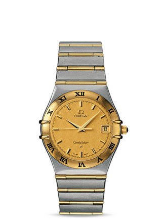 Omega - 1212.10.00  Constellation Quartz 33.5 Stainless Steel / Yellow Gold / Champagne