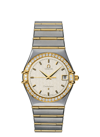 Omega - 1217.30.00  Constellation Quartz 33.5 Stainless Steel / Yellow Gold / Diamond / Silver