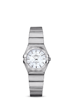 Omega Constellation Quartz 24 Brushed Stainless Steel / Silver (123.10.24.60.05.001)