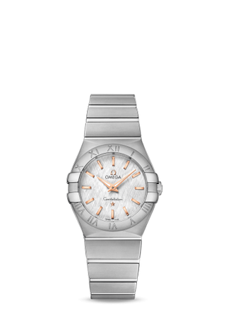 Omega - 123.10.27.60.02.004  Constellation Quartz 27 Polished Stainless Steel / Silver Silk