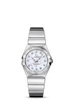 Omega Constellation Quartz 27 Polished Stainless Steel / Silver (123.10.27.60.55.002)