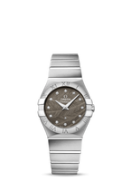 Omega Constellation Quartz 27 Brushed Stainless Steel / Tahiti MOP (123.10.27.60.56.001)