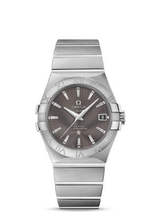 Omega - 123.10.35.20.06.001  Constellation Co-Axial 35 Stainless Steel / Grey