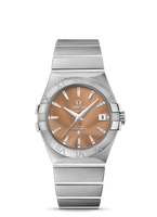 Omega Constellation Co-Axial 35 Stainless Steel / Red Gold / Lozenge Silver (123.10.35.20.10.001)