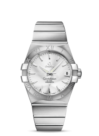 Omega - 123.10.38.21.02.001  Constellation Co-Axial 38 Stainless Steel / Silver