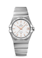 Omega Constellation Co-Axial 38 Stainless Steel / Silver Slik (123.10.38.21.02.002)