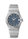 Omega - 123.10.38.21.03.001  Constellation Co-Axial 38 Stainless Steel / Blue Lozenge