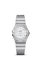 Omega Constellation Co-Axial 35 Stainless Steel / Diamond / MOP Supernova / Alligator (123.15.27.60.55.005)