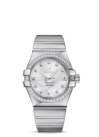 Omega - 123.15.35.20.52.001  Constellation Co-Axial 35 Stainless Steel / Diamond / Silver