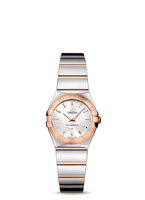 Omega Constellation Quartz 24 Polished Stainless Steel / Diamond / MOP Supernova (123.20.24.60.02.003)