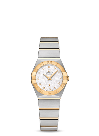 Omega - 123.20.24.60.55.008  Constellation Quartz 24 Stainless Steel / Yellow Gold / MOP