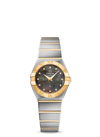 Omega - 123.20.24.60.57.006  Constellation Quartz 24 Stainless Steel / Yellow Gold / Grey MOP